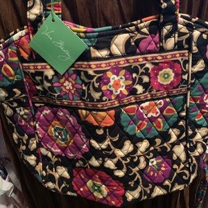 Vera Bradley NWT Suzani Holiday Tote & Card Holder
